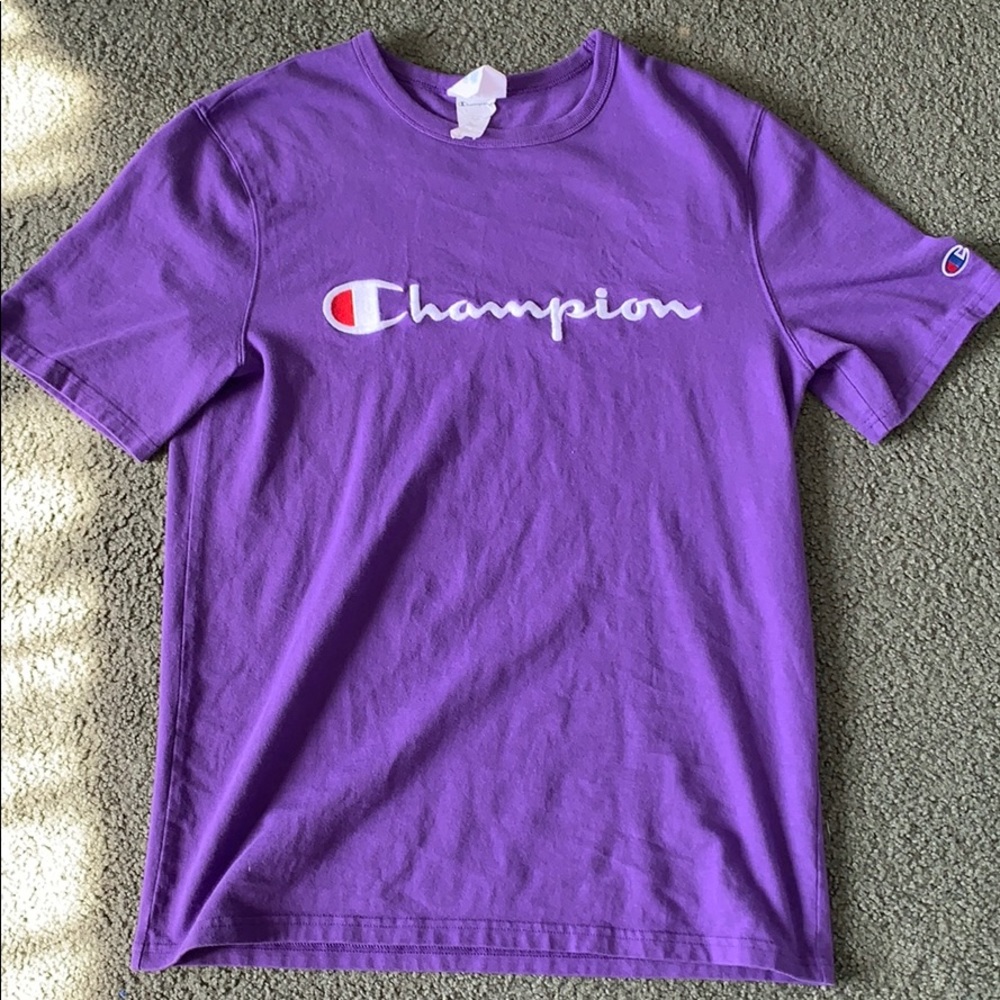 Purple champion tee